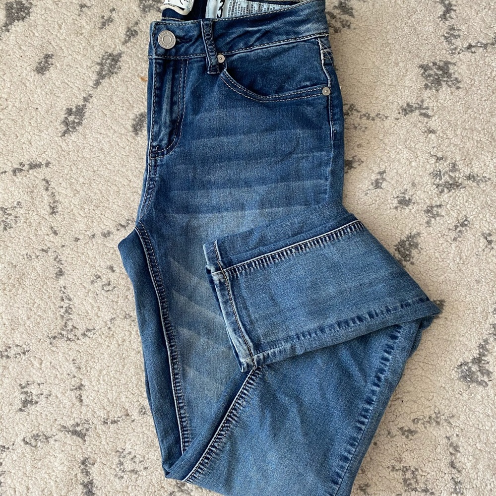 midrise skinny jeans